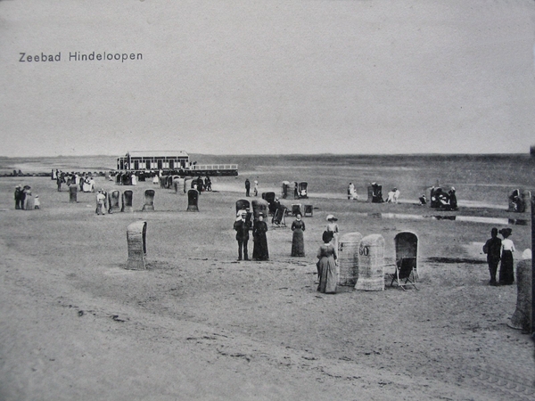 Badpaviljoen strand // 1915