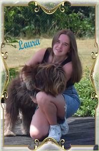 laura met hond