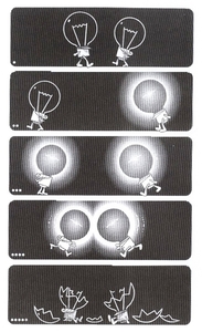 Cartoon_Olense-Kartoonale-10e_1998_vrijThema_liefde-gloeilamp-man