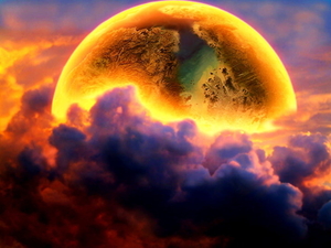 ruimte-wolken-maan-planeet-achtergrond