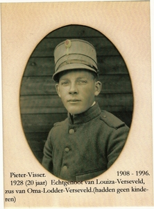 Piet Visser. 1928, 20 jaar