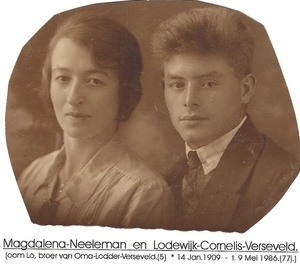 Lodewijk Cornelis Verseveld+Magdalena Neeleman.