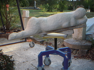 Beeld in wording - sculpture in progress