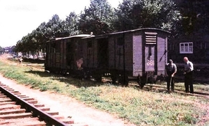 Opname van de M67 en wagen 681 op 24-08-1966 gemaakt in de Putsel