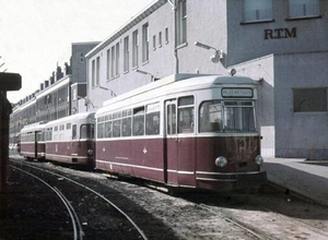 RTM 1700 stel 'Sperwer' Station Rosestraat. Jaar 1965.