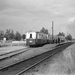 RTM MABD1802 'Zwaluw' met tram Station Geervliet 17-08-1962.