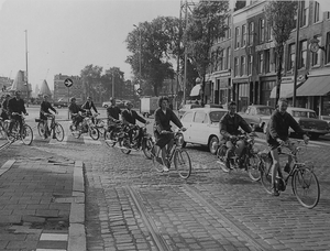 RTM Rosestraat Einde trambaan 1960