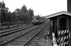 NS Eijsden met DE 1 46 als trein Liège - Maastricht. Het is 20 a