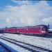 Op 9 februari 1969 rijdt de DE5 181 het station Hoorn binnen.