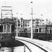 Rond 1950. Rechts staat een B300 te wachten op afvoer. De hoge B5