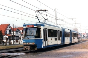 4x ex-promotie- en demonstratierijtuig BN6102-6102(II). De tram k