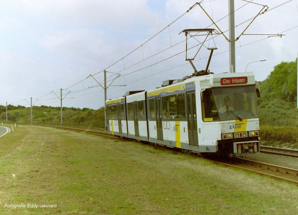 4x ex-promotie- en demonstratierijtuig BN6102-6102(II). De tram k