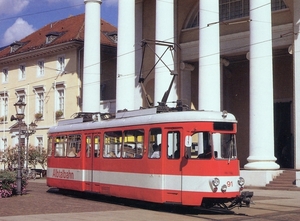 91 Karlsruhe enkele uitzichten van het oude materiaal