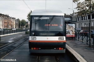 trambedrijf van Lille met de zijtakken naar Tourcoing en Roubaix-