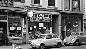 Apotheek de Ooievaar in de Wagenstraat 1963