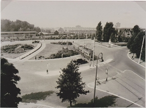 Het Koningin Wilhelminaplein, op last van de bezetter gewijzigd i