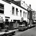 Denneweg met dat bekende Café we kijken in ongeveer 1975 in de r