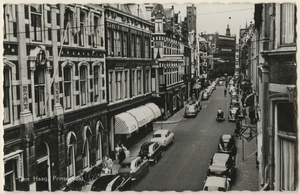 Prinsestraat gezien naar het Kerkplein, 1957