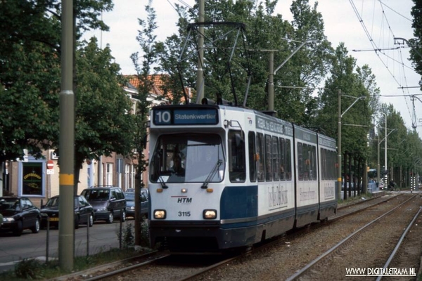 3115 Wegens het slaan van een damwand voor de tramtunnel zijn er 
