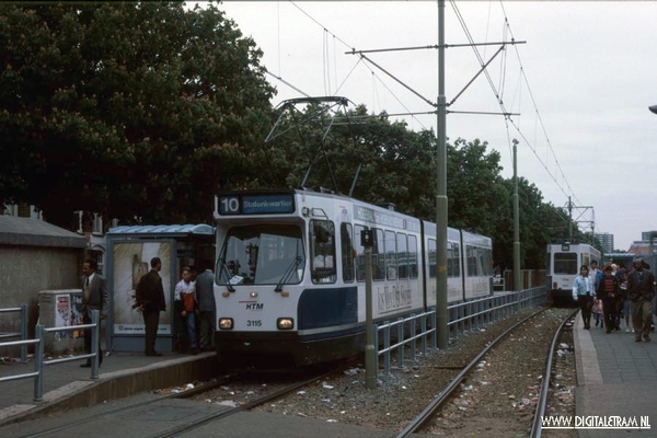 3115 Wegens het slaan van een damwand voor de tramtunnel zijn er 