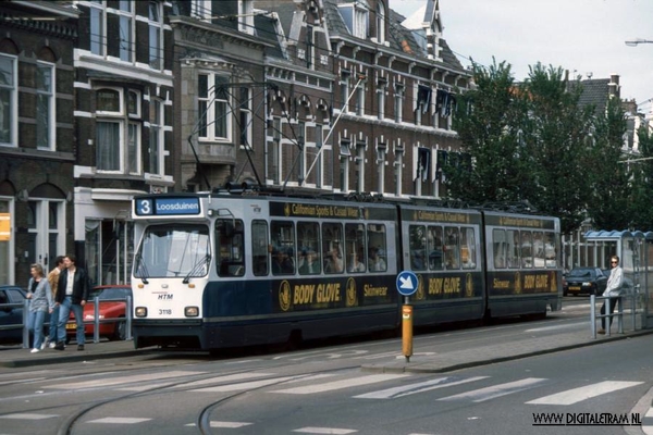 3118 Wegens het slaan van een damwand voor de tramtunnel zijn er 
