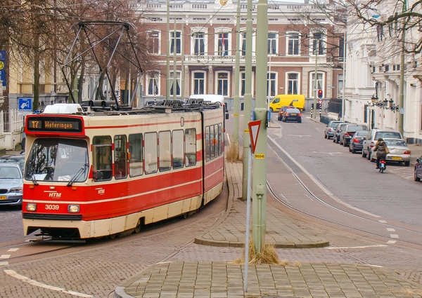 Den Haag HTM 3039 Alexanderstraat - Plein 1813 als lijn 17 op 07-