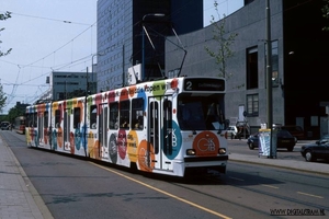 Een paar mooie dia's van de GTL in het Haagse centrum. 03-06-1996