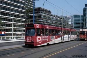 Een paar mooie dia's van de GTL in het Haagse centrum. 03-06-1996