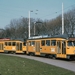 Haagse PCC's 1182 en 1185 naar Rotterdam. De RET had een tekort a