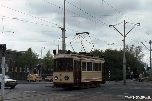 Proefrit van de gerestaureerde motorwagen GTG 41.01-05-1981-2