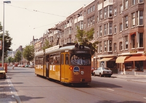 1314 als lijn 9 op de Bergweg. Op de foto is duidelijk het omgeke