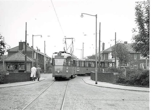 Gezicht op de eind en begin punt van lijn 14 nu dus lijn 4 Molenl