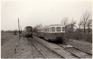 halte bij het Voornse Kanaal. 06 januari 1958.