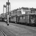 RTM M69 met tram Rosestraat 26-06-1949. Dé dato 13-07-1951 is de