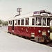 station Oostvoorne staat de MABD 1802, Zwaluw, 06-06-1964