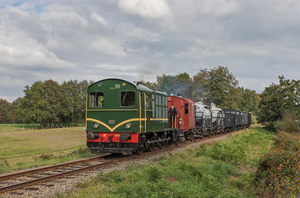 NS 451 richting Haaksbergen. MBS Boekelo 17-10-2020.