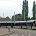 lijn 19 op de Molenwerf in oud Sloterdijk een testrit naar Diemen