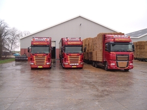 2 X Scania en een DAF