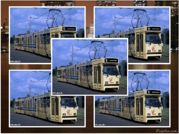 De rijdende thermometer, GTL 3022, in Delft. 02-06-1998