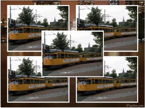 Een PCC koppelstel op tramlijn 1 kwam niet zo heel erg vaak voor