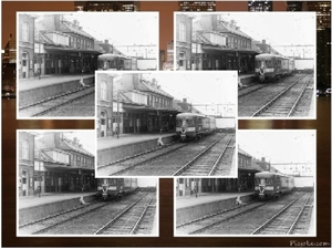 Station Heerlen, 1979. Een DE-I van de Miljoenenlijn staat klaar 