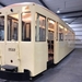 Aanhangwagen Poldertram in restauratie.