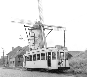 Lillo Witte molen en tram 75