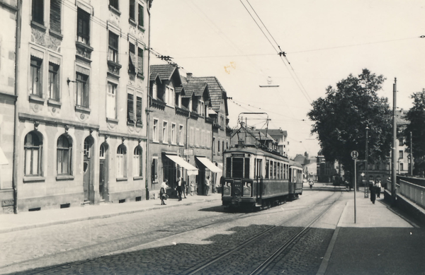 Pforzheim-Ittersbach. Me 602+132, Ittersbach 07-1955.