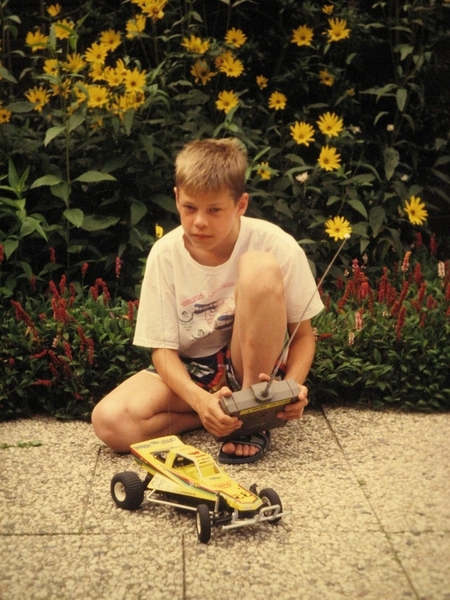 Bas met zijn race auto jaar... 1980