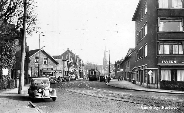 Blauwe Tram op de Parkweg