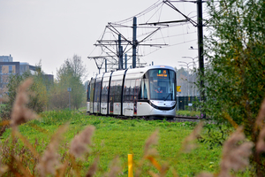 GVB 3010 + 3009 te Amstelveen,tussen Westwijk en Sacharovlaan,10 