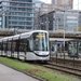 Nabij Zuid WTC CAF wagen 3004 als testtram.