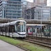 Testtram 3004 (CAF) te Amsterdam Zuid - WTC, 04-12-2020