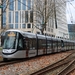 Testtrams 3002+3001 nabij Station Zuid - WTC (De Boelelaan) op 04